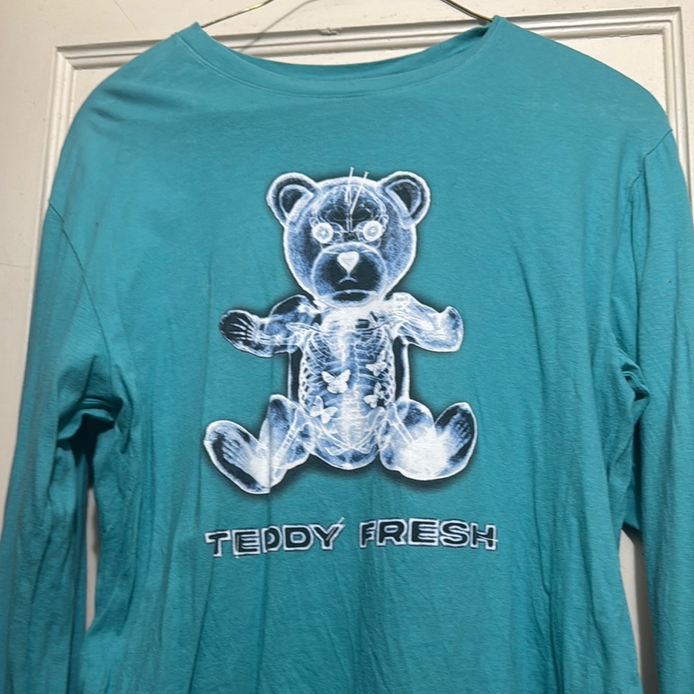 Teddy Fresh Turquoise X-Ray Bear Long Sleeve
